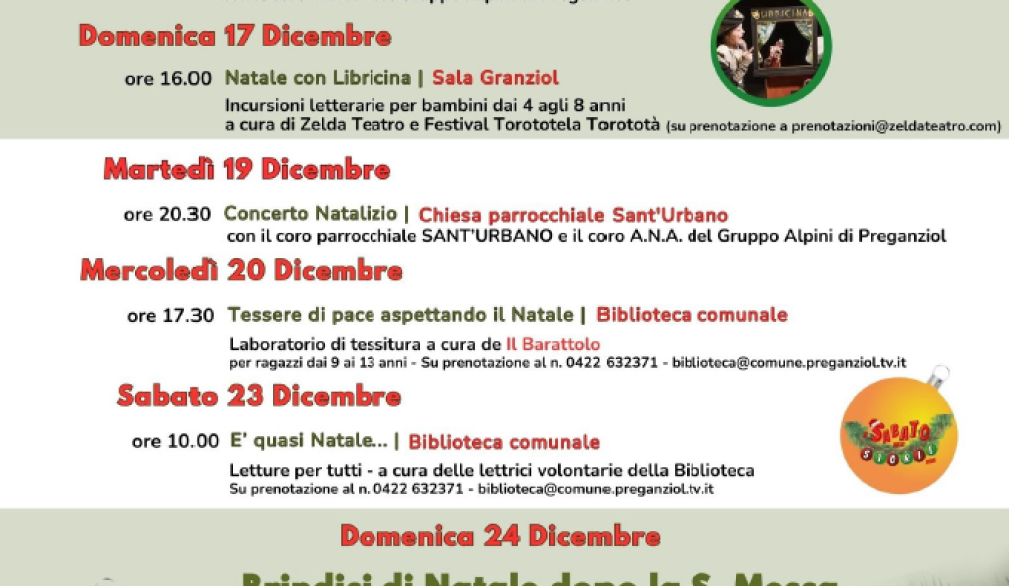 Natale a Preganziol