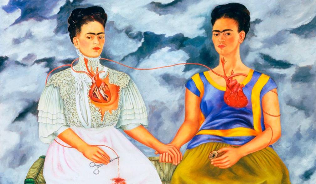 Frida Kahlo, Le due Frida, 1939, Museo d’arte moderna, Città del Messico