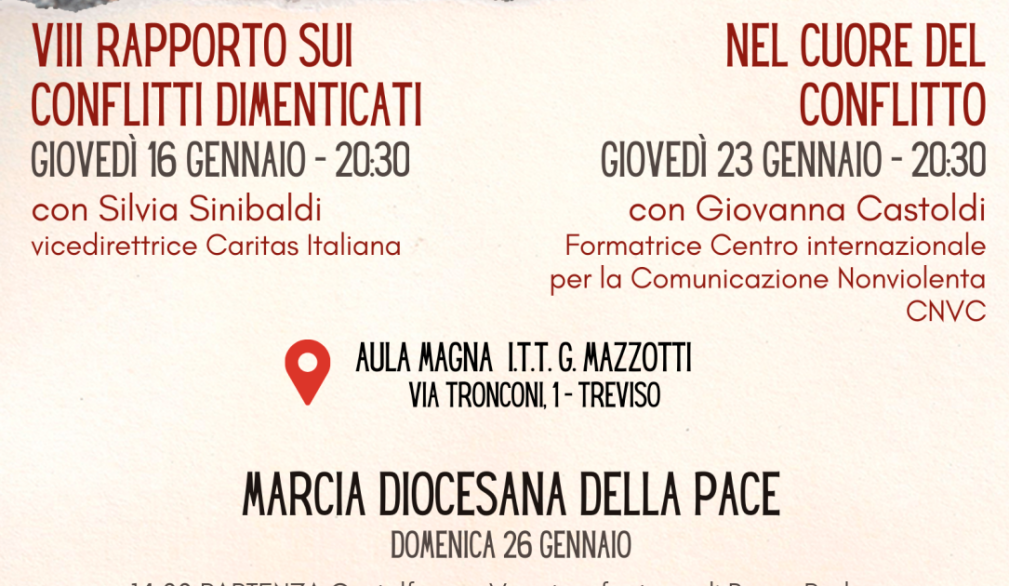 Le iniziative in Diocesi per il mese dedicato alla pace