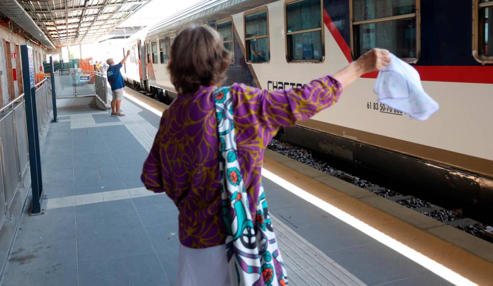 I pellegrini trevigiani diretti a Lourdes partono dalla stazione