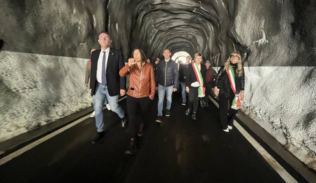 Inaugurata sul Grappa la strada delle gallerie