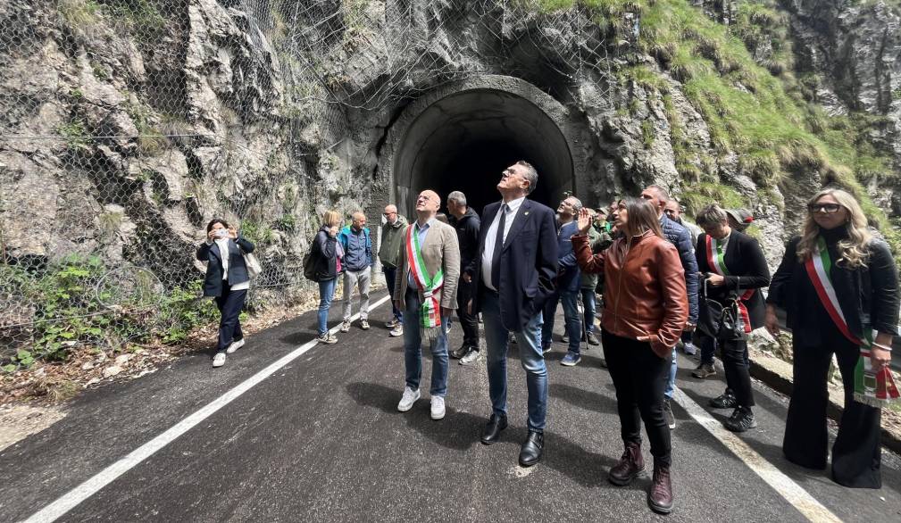 Inaugurata sul Grappa la strada delle gallerie