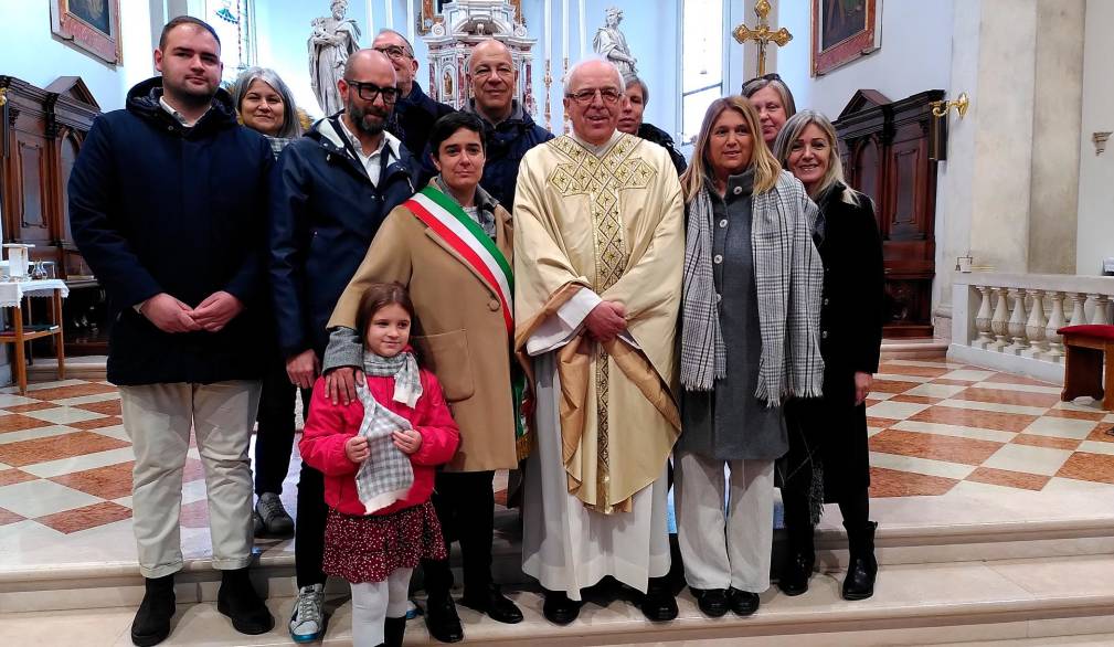 Il saluto di don Roberto Stradiotto alla parrocchia di Caerano di San Marco