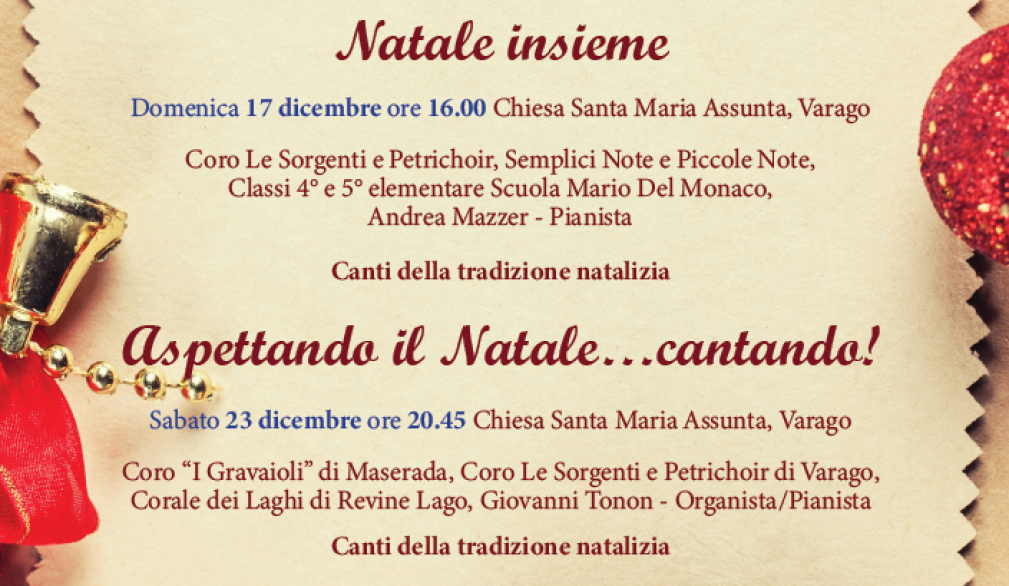 Aspettando il Natale cantando a Maserada