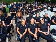 Cerimonia di consegna della bandiera paralimpica, foto del Comitato italiano paralimpico