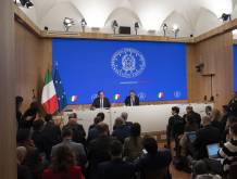 Conferenza stampa del ministro Giancarlo Giorgetti