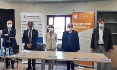 Treviso: Università Ca' Foscari e CentroMarca Banca insieme per una &quot;finanza green&quot;