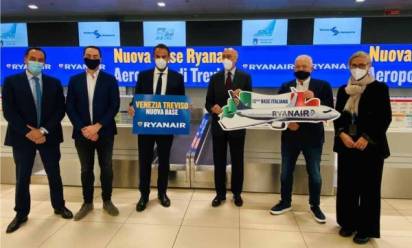 L'aeroporto di Treviso sarà nuova base di Ryanair