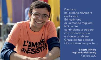 L'amore in circolo, iniziativa in ricordo di Damiano Caravello