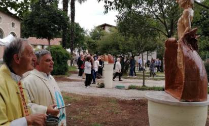 Suggestiva via crucis al Ca' Florens di Istrana