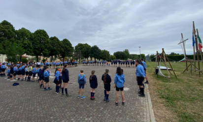 I festeggiamenti per i trent'anni degli scout a Zeminiana