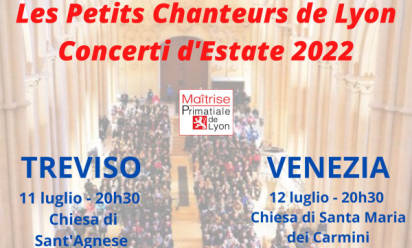 Tornano i concerti dei Petits chanteurs de Lyon