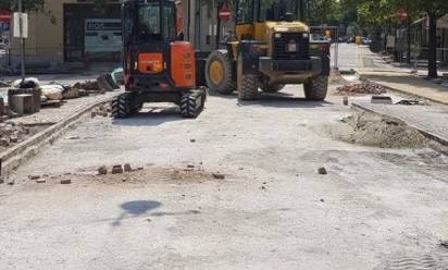 Treviso: Iniziano i lavori di rifacimento del Porfido di corso del Popolo