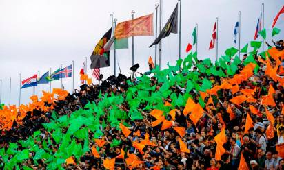 Passione e tifo sugli spalti del Penzo, durante l’unica partita finora disputata in casa, contro il Torino (foto tratta dal sito ufficiale del Venezia calcio)