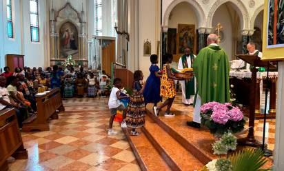 A Quinto messa con la comunità francofona porta un messaggio di pace e fratellanza