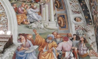 Luca Signorelli “Il finimondo” 1500 – 1502, cappella di San Brizio, duomo di Orvieto (Tr)