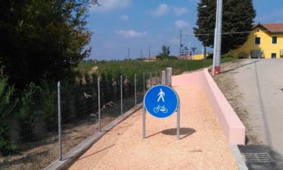 Fagarè: pronto il percorso ciclopedonale dal Piave verso il centro