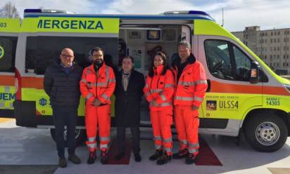 Nuova ambulanza al Pronto Soccorso di San Donà