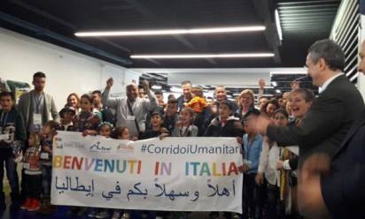 Corridoi umanitari: altri 150 profughi dalla Libia