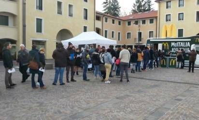 Tanti giovani a Cornuda per le selezioni della Mc Donald's