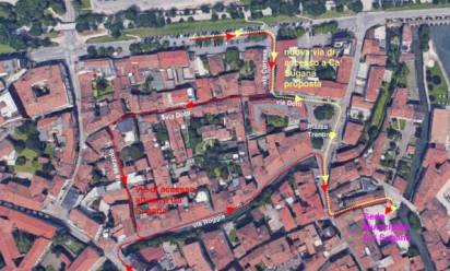 Treviso, Ztl: tocca anche a via Roggia