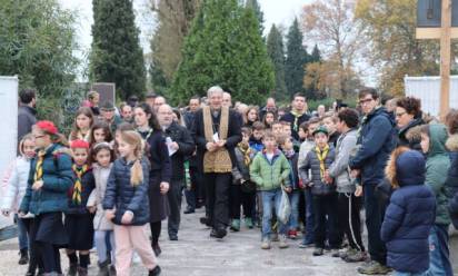 Carbonera, benedetta la prima pietra del centro parrocchiale. Mons. Tomasi: &quot;Sarà un posto bello&quot;