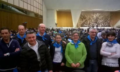 Anche un gruppo di trevigiani all'incontro del Papa con le cooperative