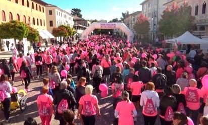 Montebelluna in rosa, camminare per la Lilt