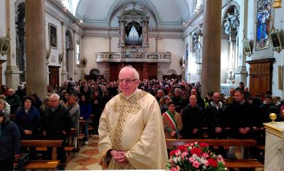 Il saluto di don Roberto Stradiotto alla parrocchia di Caerano di San Marco